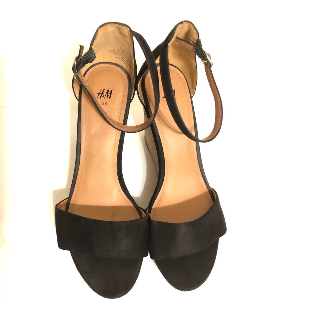 H&M Black Strappy Heels